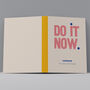 Hardback Notebook Personalised Name Do It Now Design, thumbnail 2 of 5