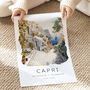 Travel Poster Of Capri, thumbnail 3 of 7