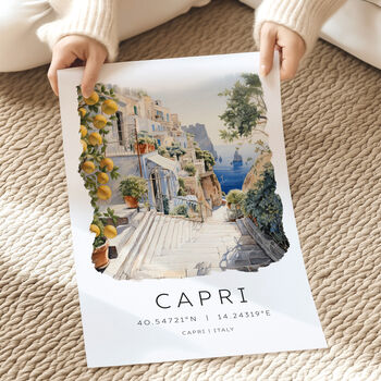 Travel Poster Of Capri, 3 of 7