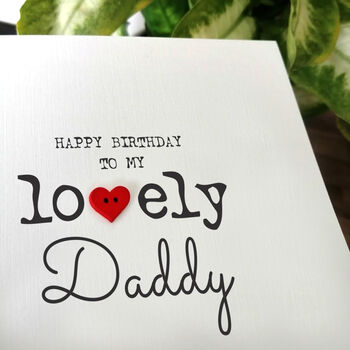 Personalised Birthday Card For Special Daddy, Handmade Card For Father, 2 of 4