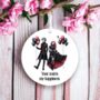 Personalised Gothic Balloon Couple Love Decoration, thumbnail 1 of 2