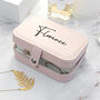 Personalised Blush Pink Jewellery Case, thumbnail 6 of 6