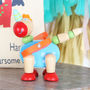 Wooden Dragon Flexible Toy And Personalised Gift Bag, thumbnail 2 of 4