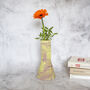Marbelicious Long Vase Handmade From Jesmonite, thumbnail 1 of 8