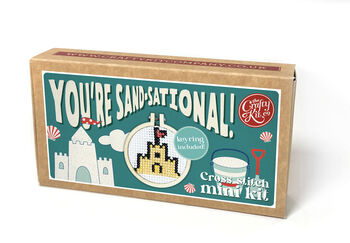 You're Sandsational! Mini Matchbox Cross Stitch Kit, 10 of 12