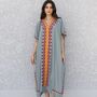 Moroccan Style Kaftan Dress, thumbnail 1 of 5
