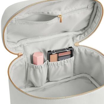Personalised Vanity Makeup Case, Initial Cosmetic Bag, 4 of 7