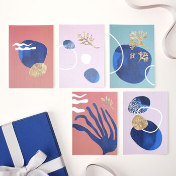 Art Print And Postcard Gift Set Shoreline, 8 of 8