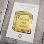 'Just One More Chapter' Brass Bookmark, thumbnail 2 of 6