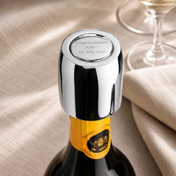 Personalised Prosecco Or Champagne Bottle Stopper, 3 of 7