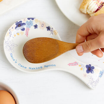 Personalised Floral Spoon Rest, 3 of 3