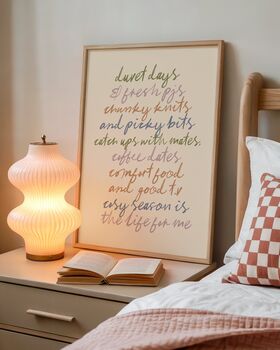 Autumn Manifesto Print, 3 of 3