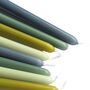 Eight Tapered Dinner Green And Blue Colour Mix Candles | Scandi Colours, thumbnail 1 of 3