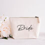 Bridesmaid Makeup Cosmetic Bag, thumbnail 3 of 9