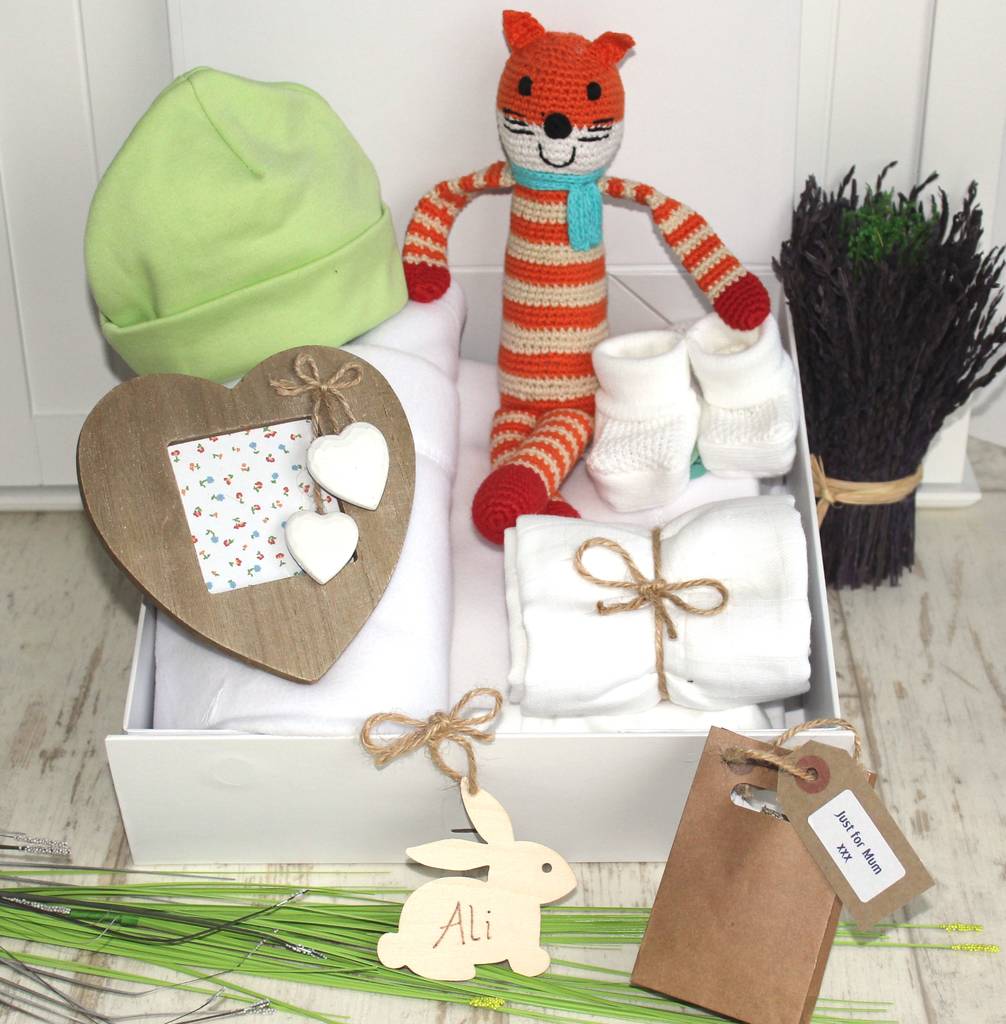Bespoke Crochet Fox Hamper By Bright Spark Gifts | notonthehighstreet.com