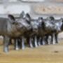Five Pig Family Planter – 30cm Decorative Flower Pot, thumbnail 4 of 6