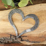 6th Anniversary Gift Personalised Iron Heart Sculpture, thumbnail 1 of 9