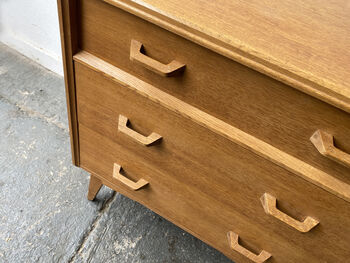 Mid Century G Plan / E Gomme Oak Chest Drawers, 8 of 11
