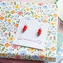 Cute Pencil Earrings Gift For Teacher, thumbnail 4 of 7