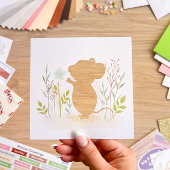 A Walk In The Woods Card Making Kit | Beginner Intermediate Iris Folding Craft Kit, 8 of 9