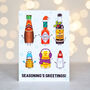 'Seasoning's Greetings' Funny Christmas Card, thumbnail 2 of 4