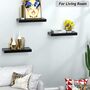 Pack Of Three Sturdy Floating Shelves For Office Home, thumbnail 2 of 8