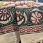 Block Printed Colourful Cotton Sofa Throw, thumbnail 5 of 11
