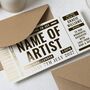 Personalised Concert Ticket Gift Voucher For Daughter, thumbnail 5 of 9