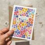 Ditsy Flower Garden A6 Folded Note Cards And Envelopes, thumbnail 1 of 6