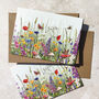 Wildflower Meadow Landscape Garden Notecards, thumbnail 1 of 9