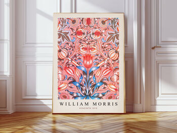 William Morris Pink Floral Art Print, 2 of 3