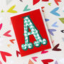 Mini A Alphabet Card, thumbnail 1 of 5