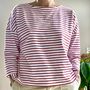 Breton Stripe Boat Neck Top, thumbnail 1 of 5