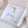 Personalised Birthstone Ring Initial Necklace, thumbnail 9 of 12