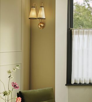 Wall Light, Antiqued Brass, 3 of 6