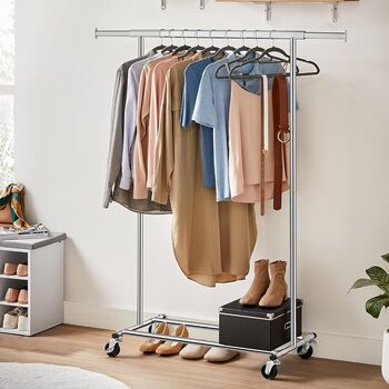 Heavy Duty Clothes Rack With Extendable Rail, 5 of 12