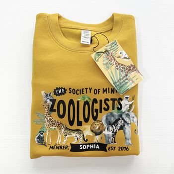 Mini Dreams Zoologist Kids Sweater, 2 of 4