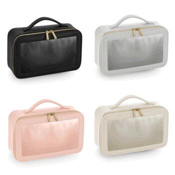 Toiletry Travel Case With Clear Front, 6 of 6