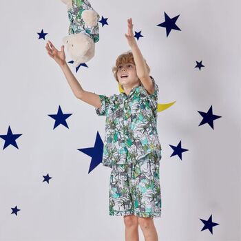 The Jungle Pyjama Set With Matching Teddy Bear, 2 of 3