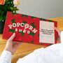 'Merry Christmas' Gourmet Popcorn Letterbox Gift, thumbnail 5 of 5