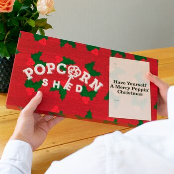 'Merry Christmas' Gourmet Popcorn Letterbox Gift, 6 of 6