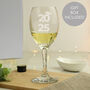 Personalised 'Class Of 2025' Wine Glass And Gift Box Graduation Gift, thumbnail 1 of 2