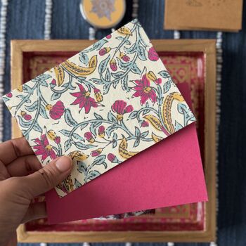 Notecard, Thank You Blank Card Set Of Five, 4 of 6