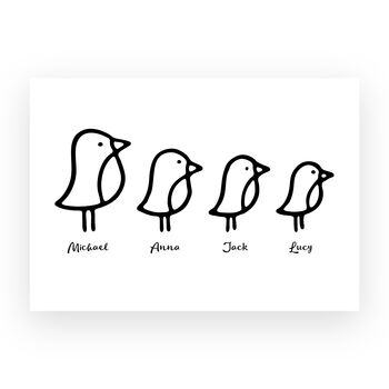 Birds Family Print, 4 of 7