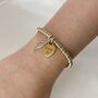 Engraved Memorial Yellow Gold Sweetie Slider, Wing, thumbnail 2 of 5