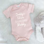 Daddy's Future… Buddy Personalised Babygrow, thumbnail 4 of 8