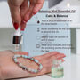 Blue Ocean Jasper Aromatherapy Bracelet With Relaxing Essential Oil, thumbnail 5 of 8