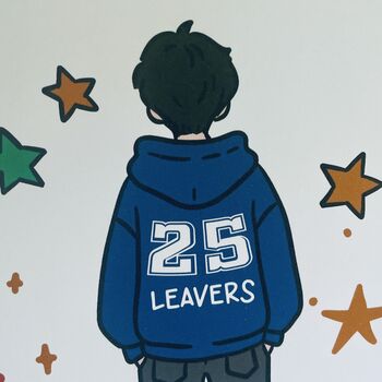 Customisable Leavers 2025 Card For Boys, 6 of 10