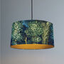 Forbidden Forest Lampshade In Sapphire, thumbnail 2 of 4