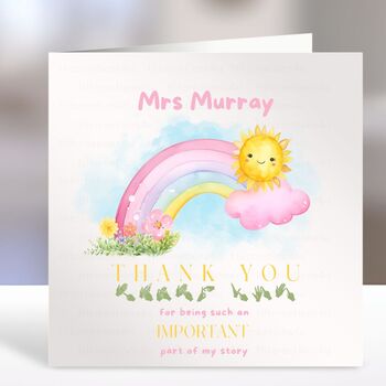 Nursery Thank You Card, 2 of 2